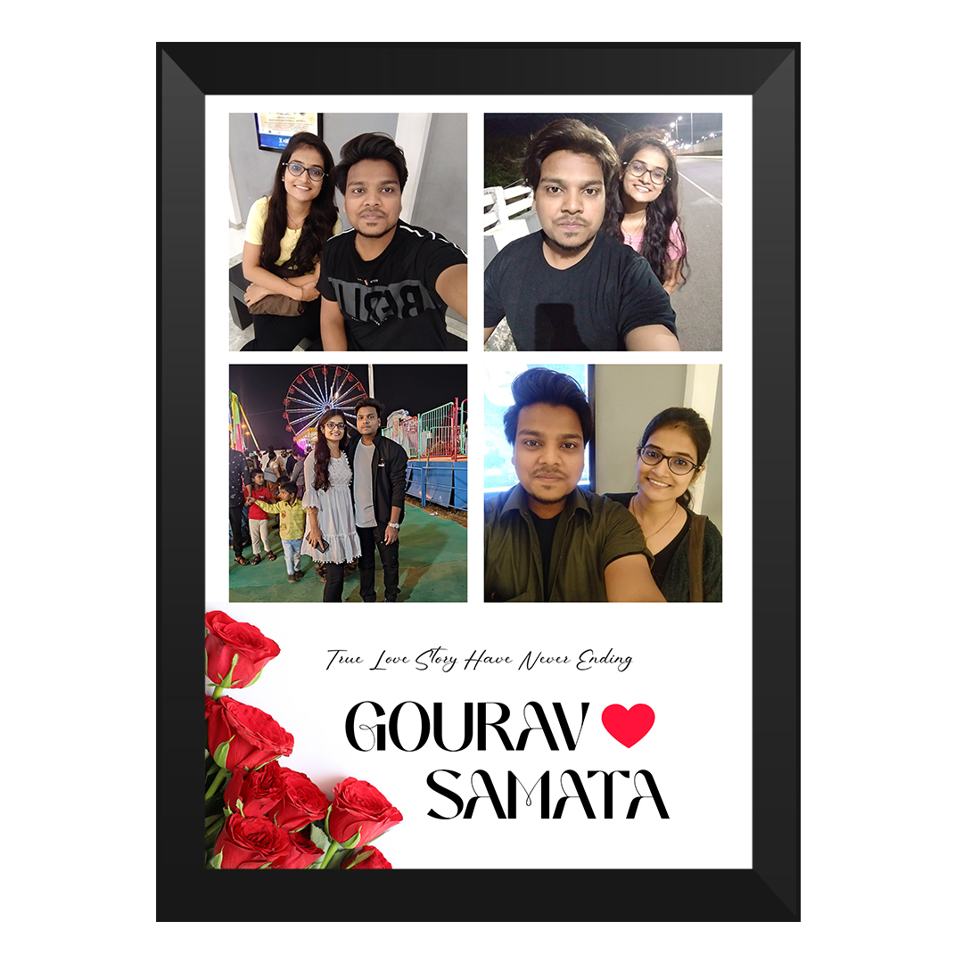 Customized modern A4 photo frame for gifting purpose