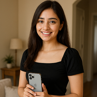 Positive review from client who ordered A4 photo frame with glass